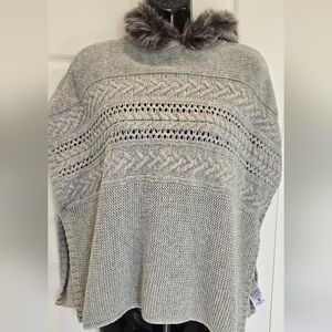 GAP Kids Gray Cable Knit Sweater